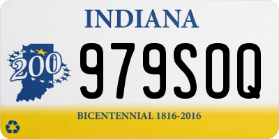 IN license plate 979SOQ