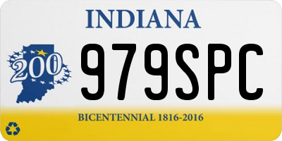 IN license plate 979SPC