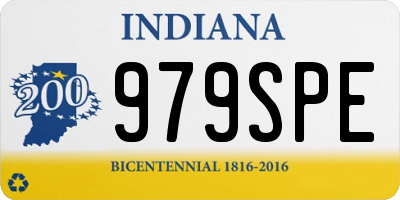 IN license plate 979SPE