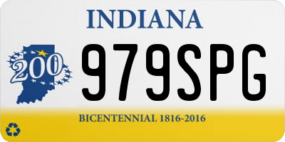 IN license plate 979SPG