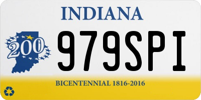 IN license plate 979SPI