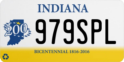 IN license plate 979SPL