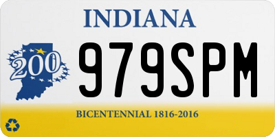 IN license plate 979SPM
