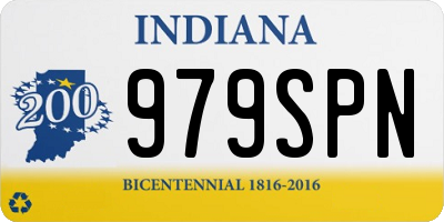 IN license plate 979SPN