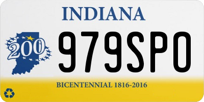 IN license plate 979SPO