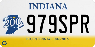 IN license plate 979SPR