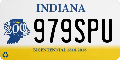 IN license plate 979SPU