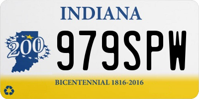 IN license plate 979SPW