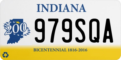 IN license plate 979SQA