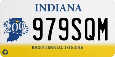 IN license plate 979SQM