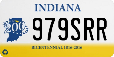 IN license plate 979SRR