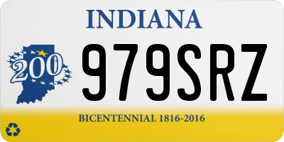 IN license plate 979SRZ