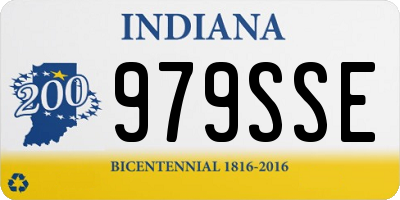 IN license plate 979SSE