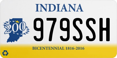 IN license plate 979SSH