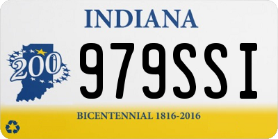 IN license plate 979SSI