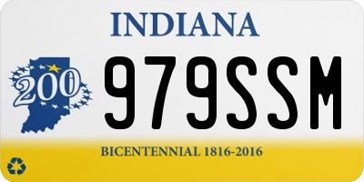 IN license plate 979SSM