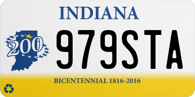 IN license plate 979STA