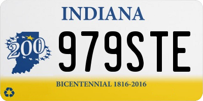 IN license plate 979STE