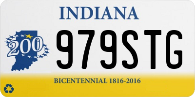 IN license plate 979STG