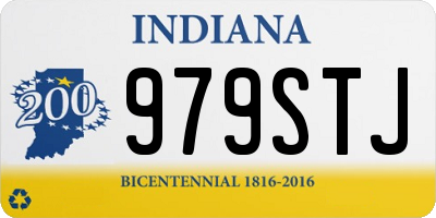 IN license plate 979STJ