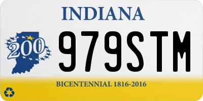 IN license plate 979STM