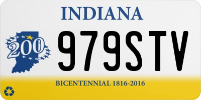 IN license plate 979STV