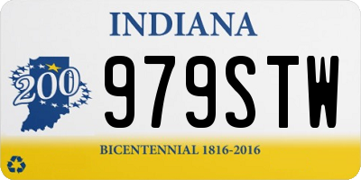 IN license plate 979STW