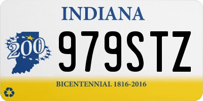 IN license plate 979STZ