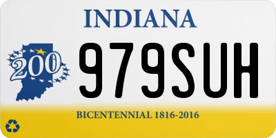 IN license plate 979SUH