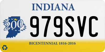 IN license plate 979SVC