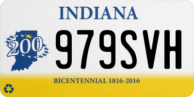 IN license plate 979SVH