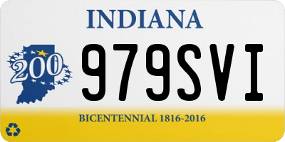 IN license plate 979SVI