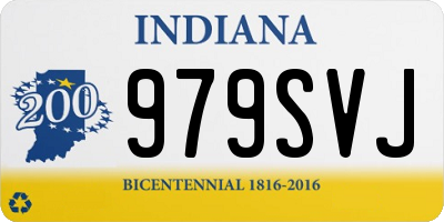 IN license plate 979SVJ