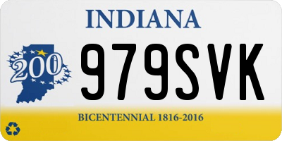 IN license plate 979SVK