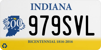 IN license plate 979SVL