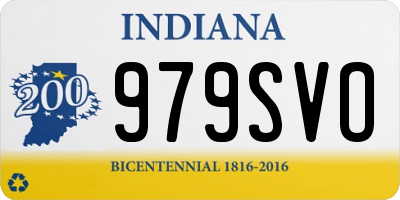 IN license plate 979SVO