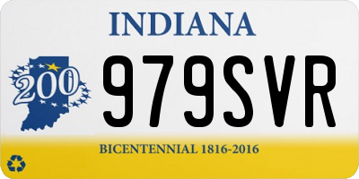 IN license plate 979SVR