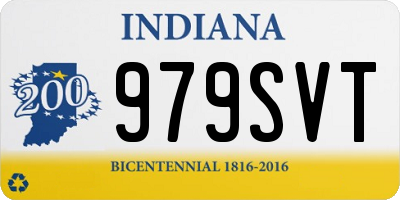 IN license plate 979SVT