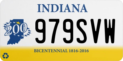 IN license plate 979SVW