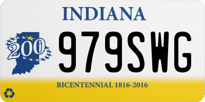 IN license plate 979SWG