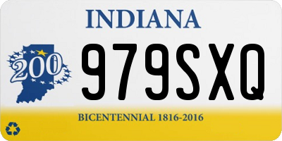 IN license plate 979SXQ