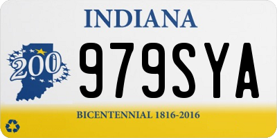IN license plate 979SYA
