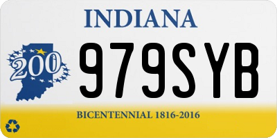 IN license plate 979SYB