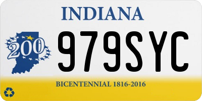 IN license plate 979SYC