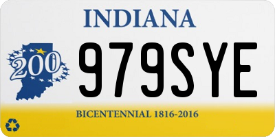 IN license plate 979SYE