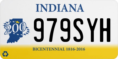 IN license plate 979SYH
