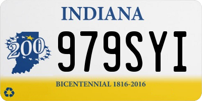 IN license plate 979SYI