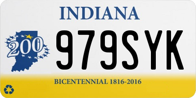 IN license plate 979SYK