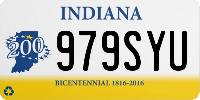 IN license plate 979SYU