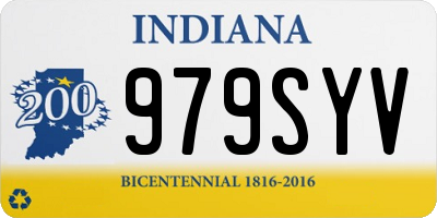 IN license plate 979SYV